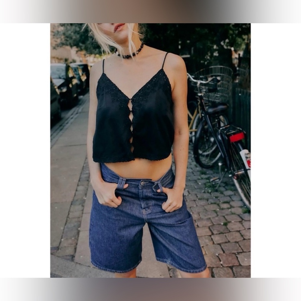 NWT Free People We The Free Montana Shorts dark rinse denim blue 25, 27, 29, 31 - Picture 3 of 14